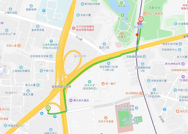 虹桥宾馆到达的地铁站